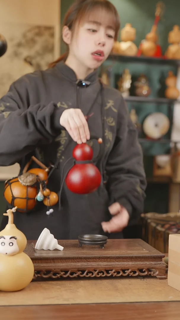 【闪购商品】4号精品天然大漆工艺防渗内胆酒葫芦~