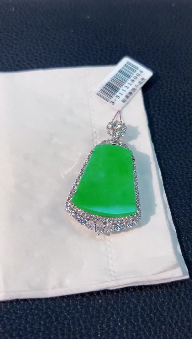 颈饰未镶嵌翡翠 缅料A货/支持复检/一件