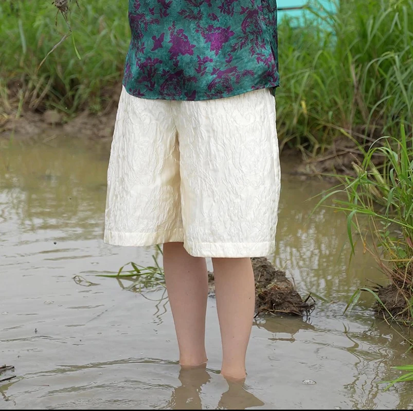 小董服饰2025-WG078百搭时尚潮流款短裤休闲裤六分裤