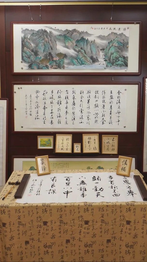 书法《行路难》甘路老师亲笔的书法作品六尺画芯