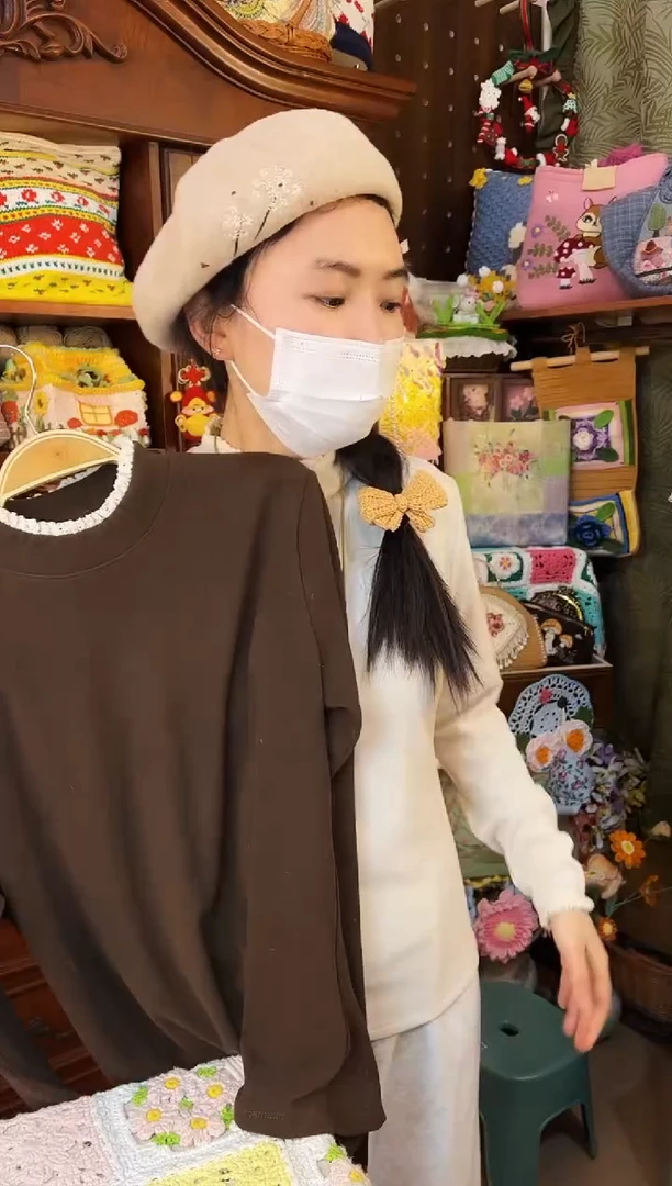 编织品雯雯闪购链接：咖色打底