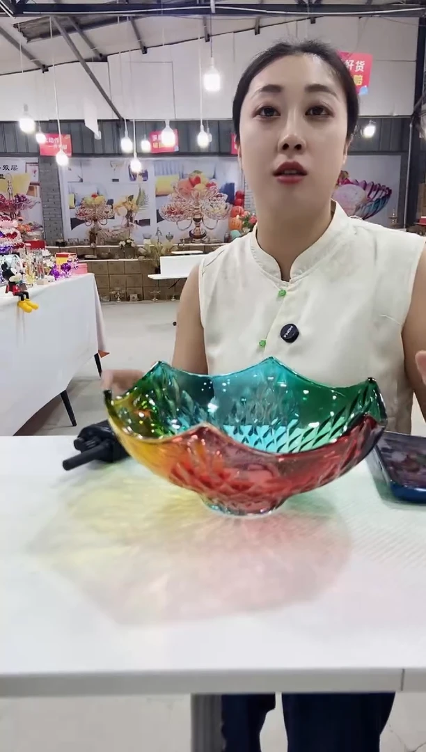 彩色雨花果斗一个