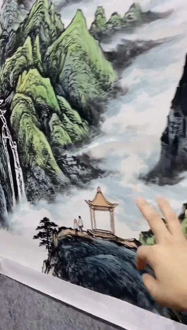 国画张传亭老师的作品3
