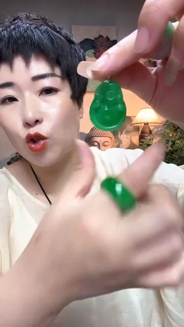 吊坠(赠链)合金翡翠584