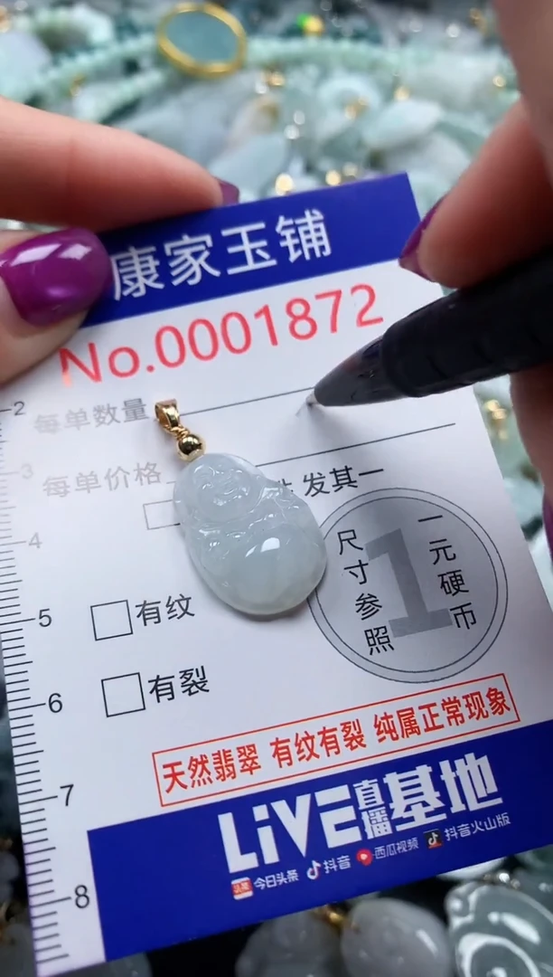 颈饰未镶嵌翡翠1872