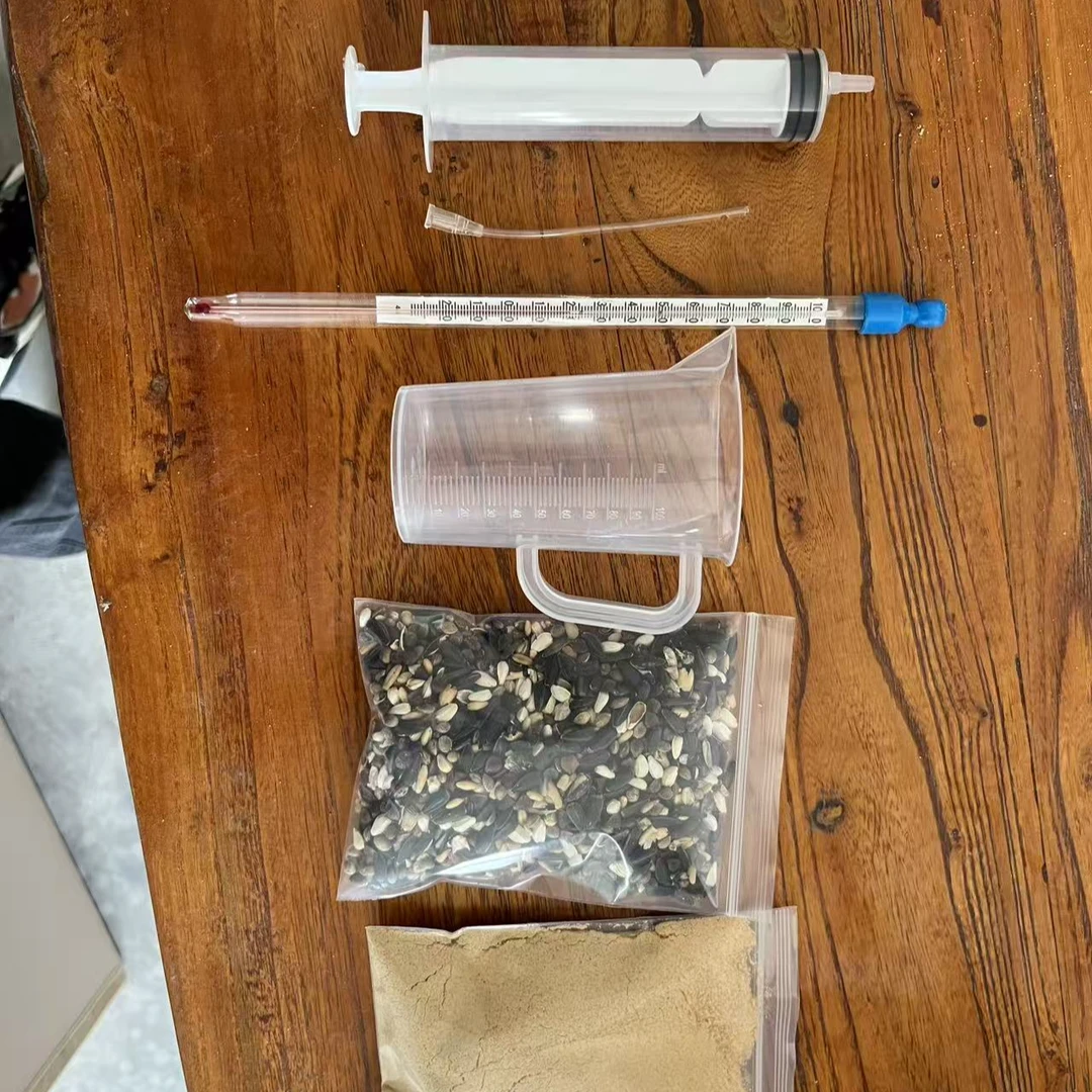 小鸟喂养工具 水温计 小勺