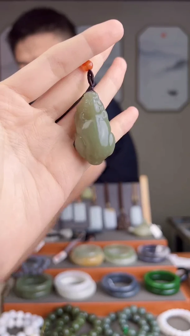 和田玉未镶嵌颈饰多样性发货 拍一单发一个