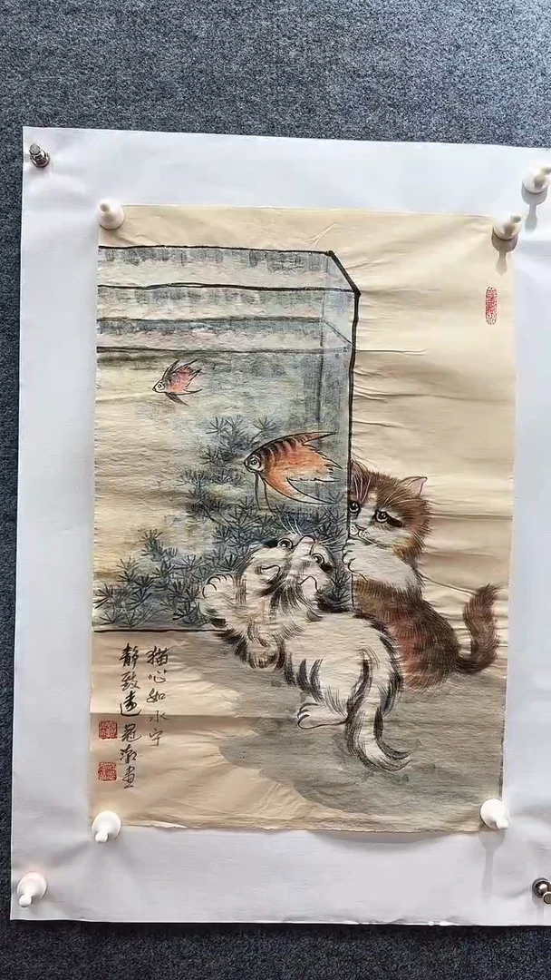 国画程冠潮/国画/花鸟