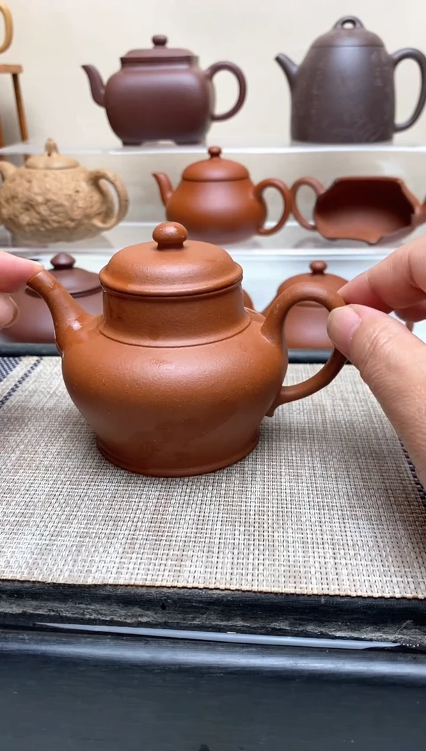 茶壶紫砂170毫升无添加黄龙山小红泥