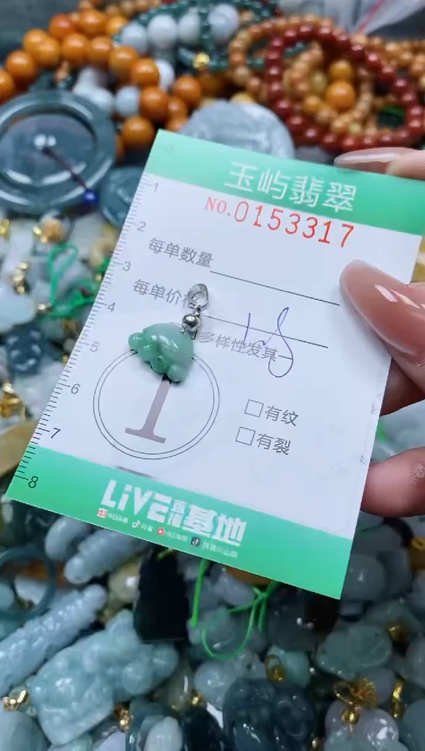 翡翠未镶嵌颈饰闪购0153317