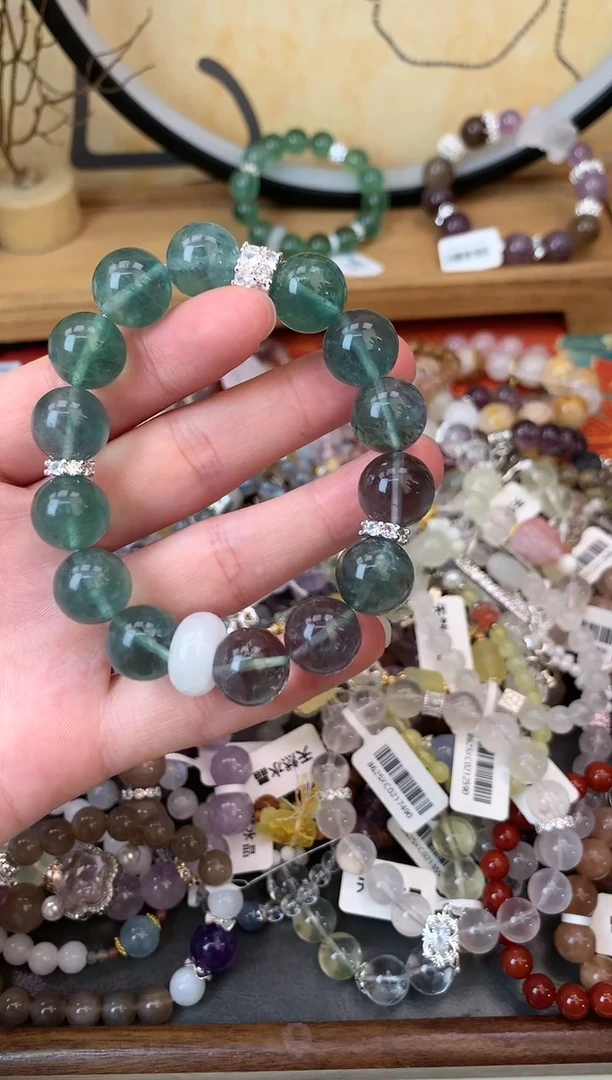 【闪购商品】萤石手链未镶嵌6100手串