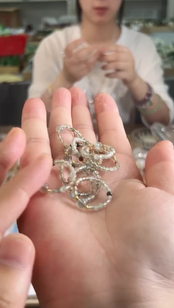 水晶戒指未镶嵌戒指