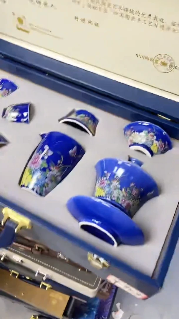 两位数抢高端茶具大套组（礼盒微瑕）