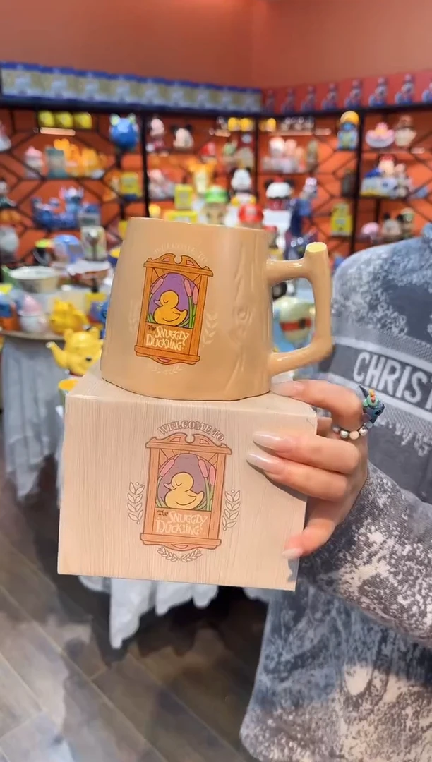 瓷片@@魔法奇缘小黄鸭陶瓷杯（礼盒）