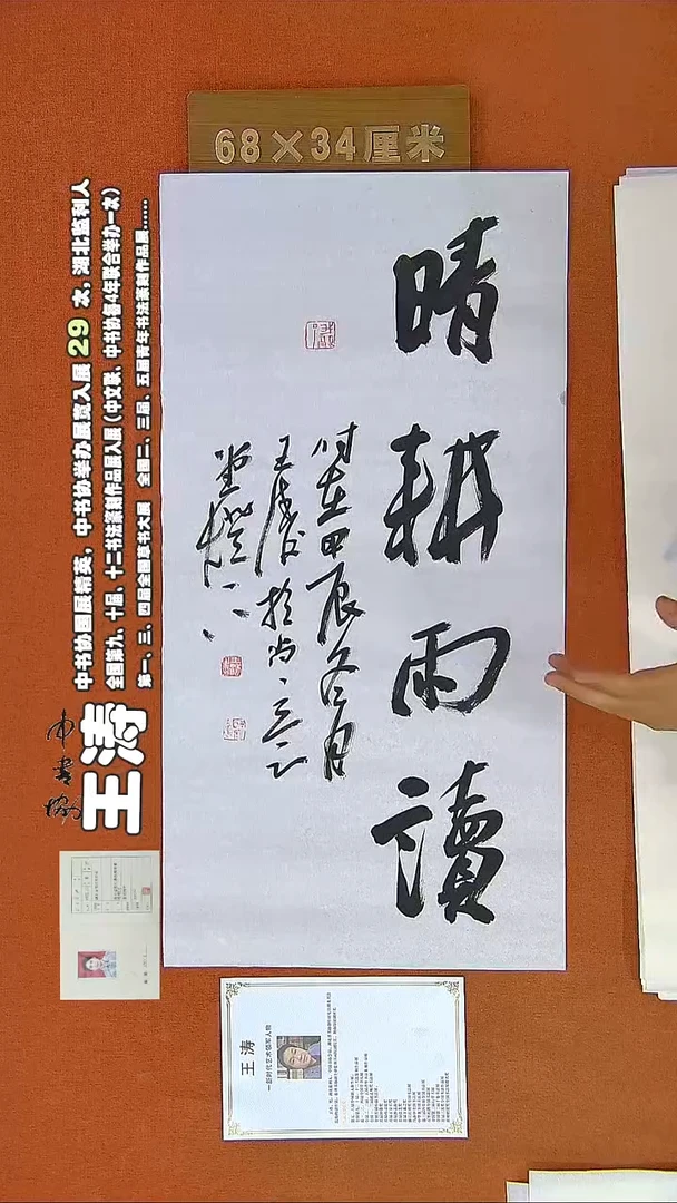 【闪购商品】书法91E王涛书法作品