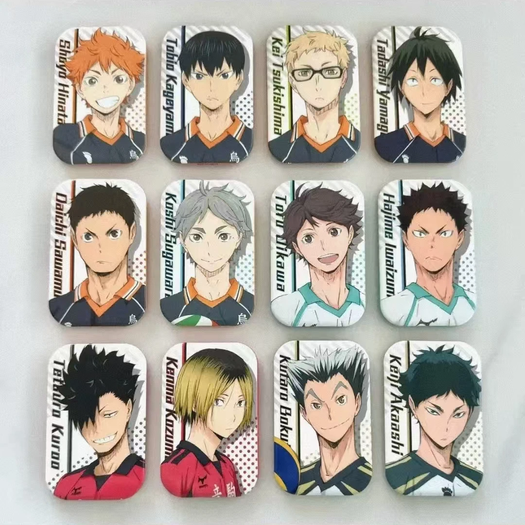 【BW展】BW展 排球少年波点方 进击的巨人圆角方吧唧（默认代拆）