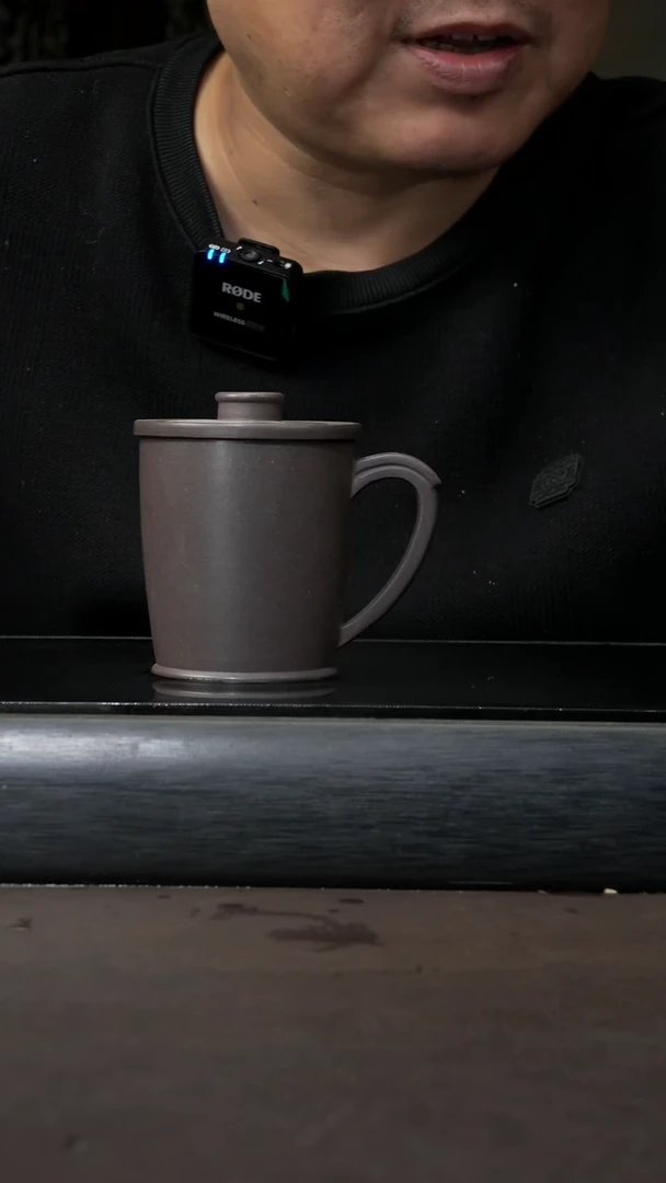 【闪购商品】紫砂茶壶天青泥 盖杯 200cc 019