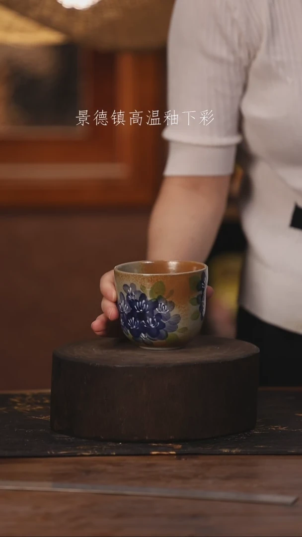 陶瓷景德镇高温釉下手绘陶瓷187