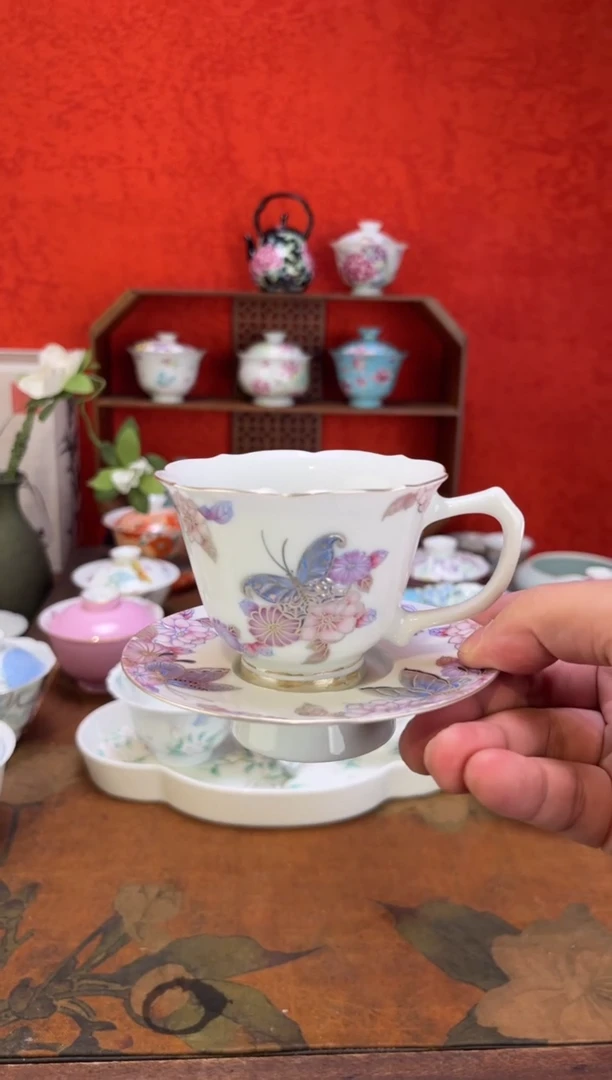 景德镇纯手绘陶瓷茶具