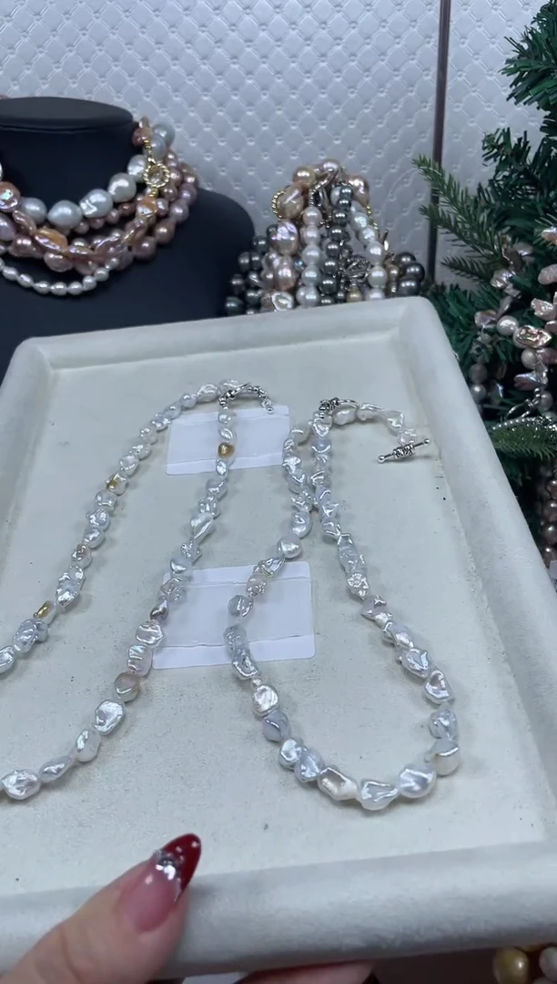 【闪购商品】淡水珍珠项链未镶嵌【纯恬珍珠】（多样性发货发一）