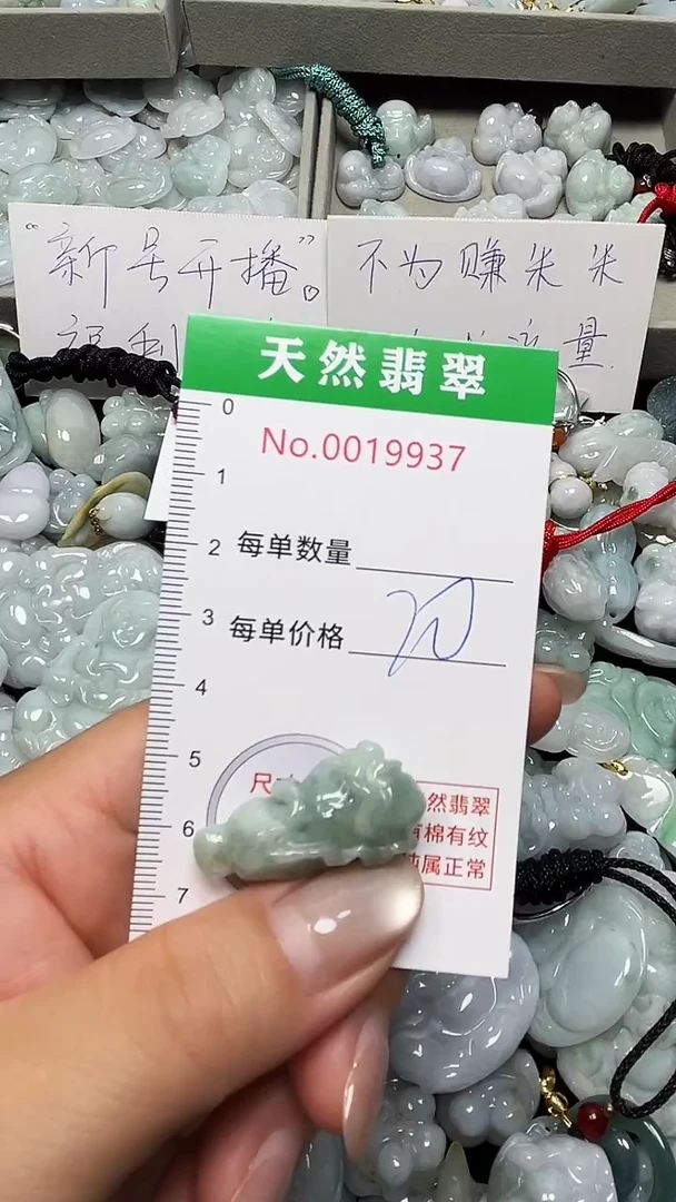 翡翠未镶嵌吊坠(不含链)9937