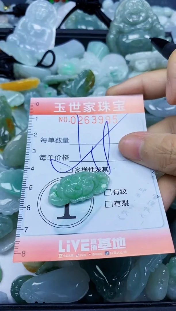 翡翠未镶嵌颈饰闪购0263995多样性发其一