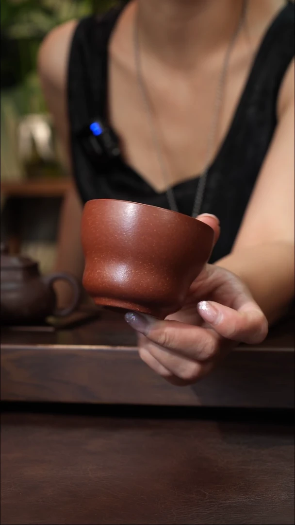茶壶紫砂红降坡葫芦杯
