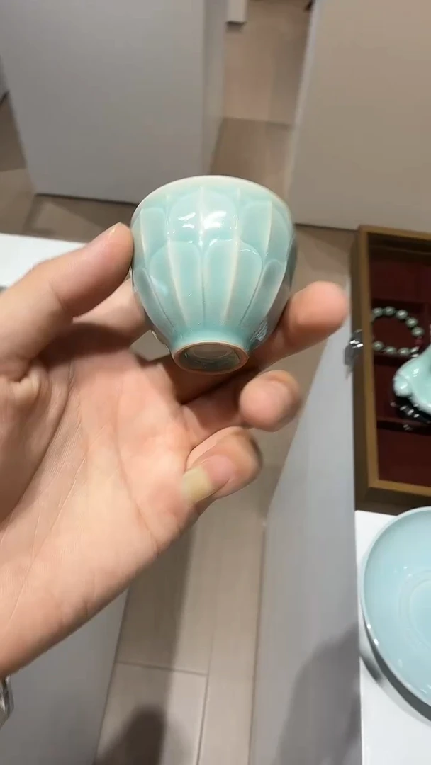 青瓷手工茶器包邮