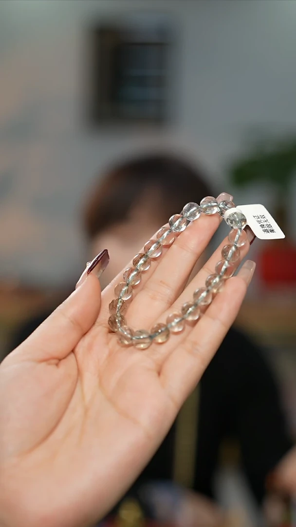 【闪购商品】水晶手串未镶嵌绿发晶手串多样性发一件