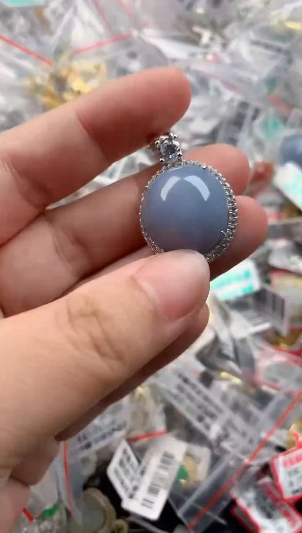 银S925镶嵌戒指翡翠111   1