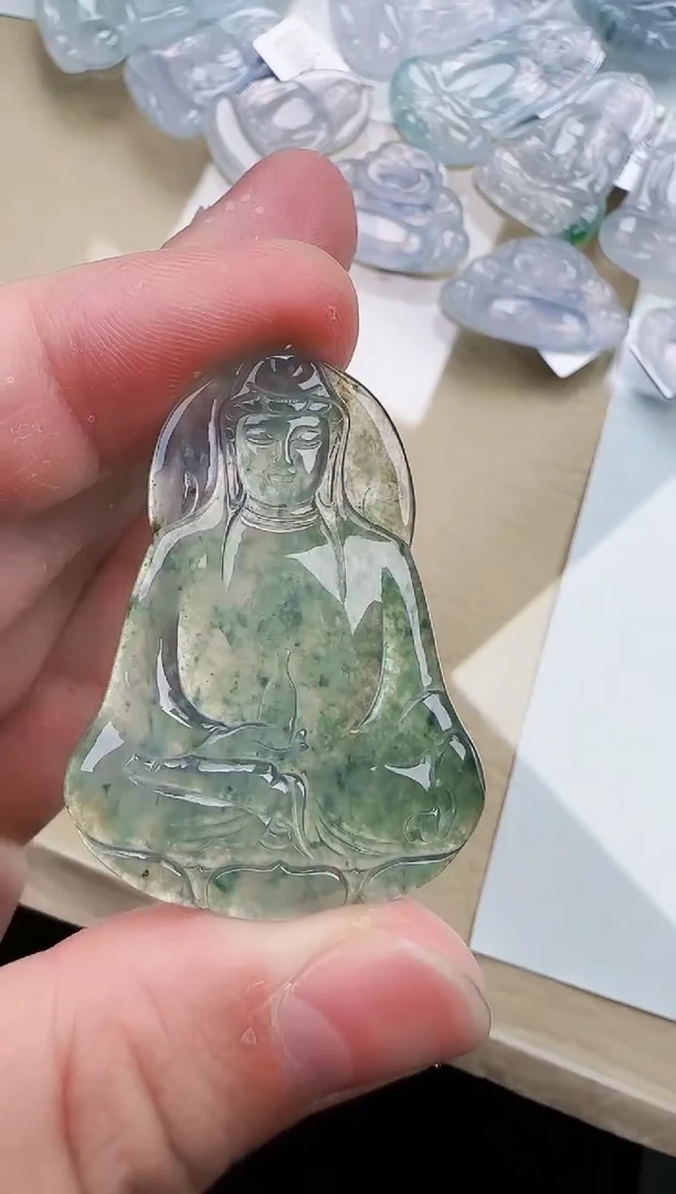 颈饰未镶嵌翡翠缅甸翡翠a货
