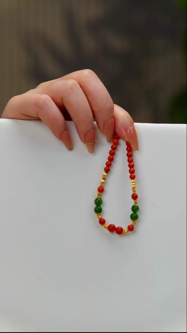 未镶嵌手链南红玛瑙南红设计款手串  多样性发一