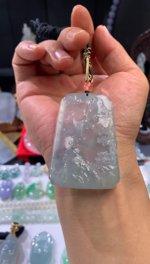 吊坠(不含链)未镶嵌翡翠天然翡翠吊坠