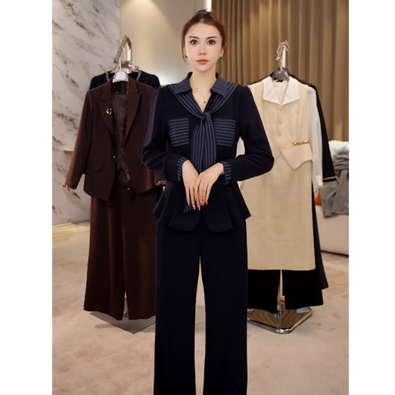 G9321小香风套装连衣裙2025新款女春秋轻奢高级感减龄两件套修身
