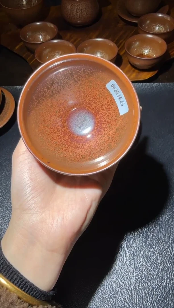 茶盏陈远福红梅盏4