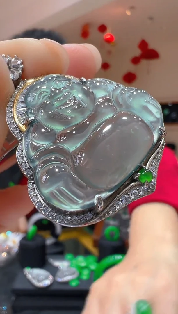 【闪购商品】翡翠吊坠(不含链)银S925镶嵌