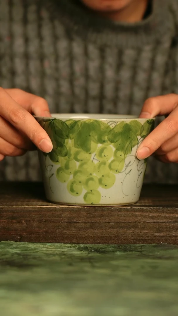 瓷器青诗集手工手绘瓷器