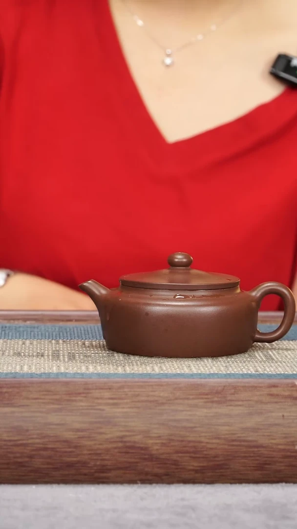 茶壶紫砂紫泥 圆韵