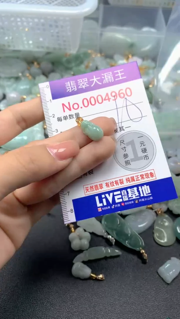 颈饰未镶嵌翡翠4960