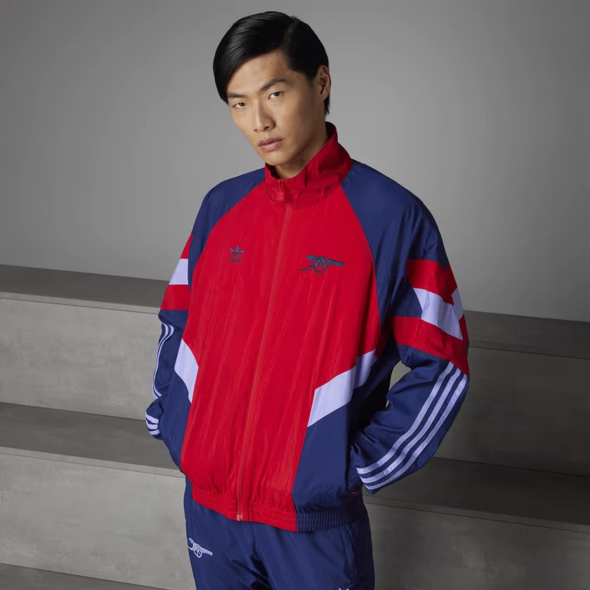 Adidas阿迪达斯三叶草【官方正品】阿森纳立领梭织足球夹克IS6503