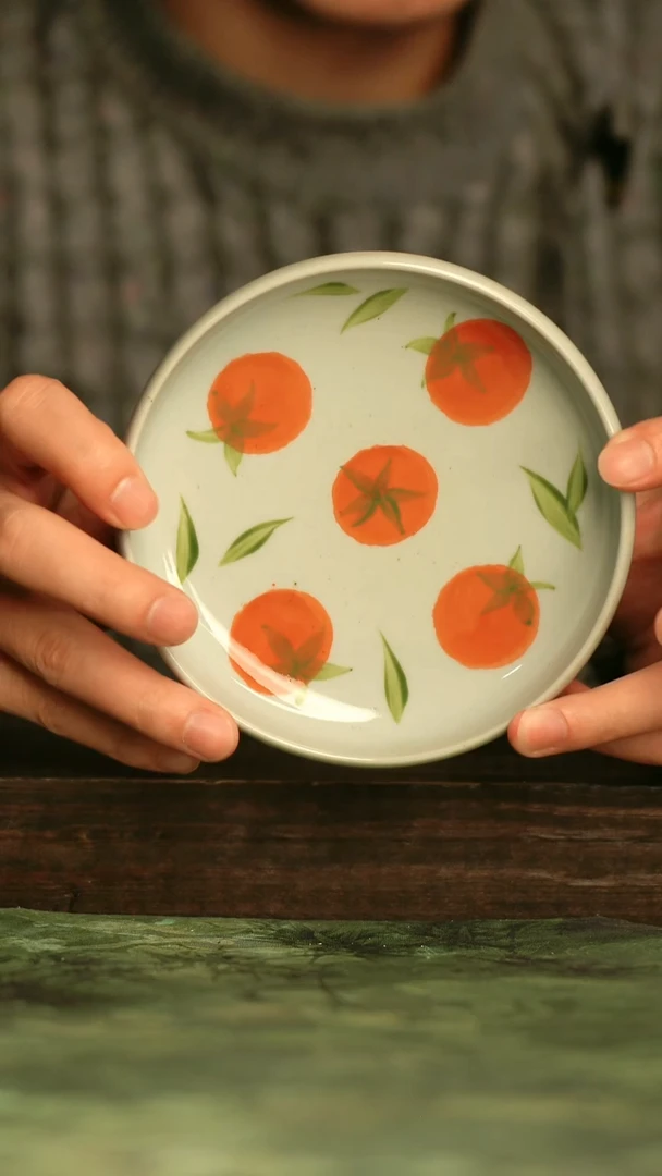 瓷器青诗集手工手绘瓷器