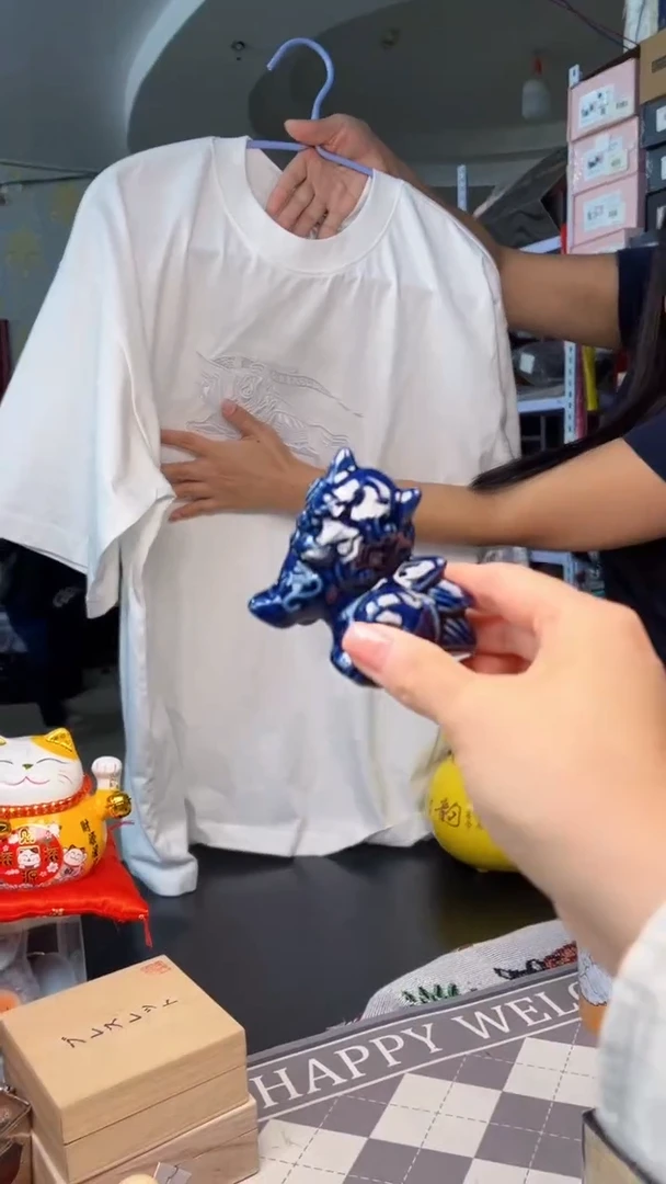 瓷片陶茶666文玩周边多人战马白L
