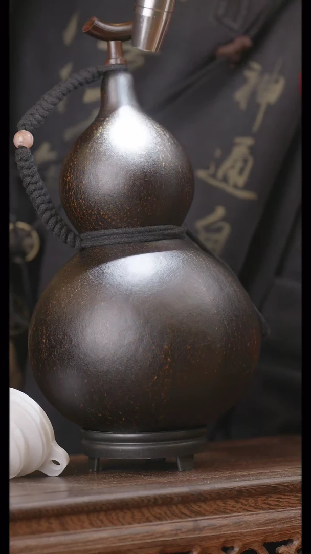 【闪购商品】282号精品天然大漆工艺防渗内胆酒葫芦~