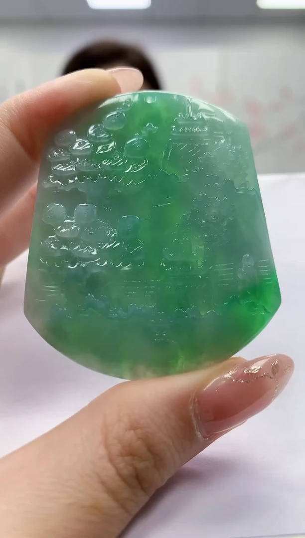 未镶嵌定制翡翠4829jw-毛货挂件94