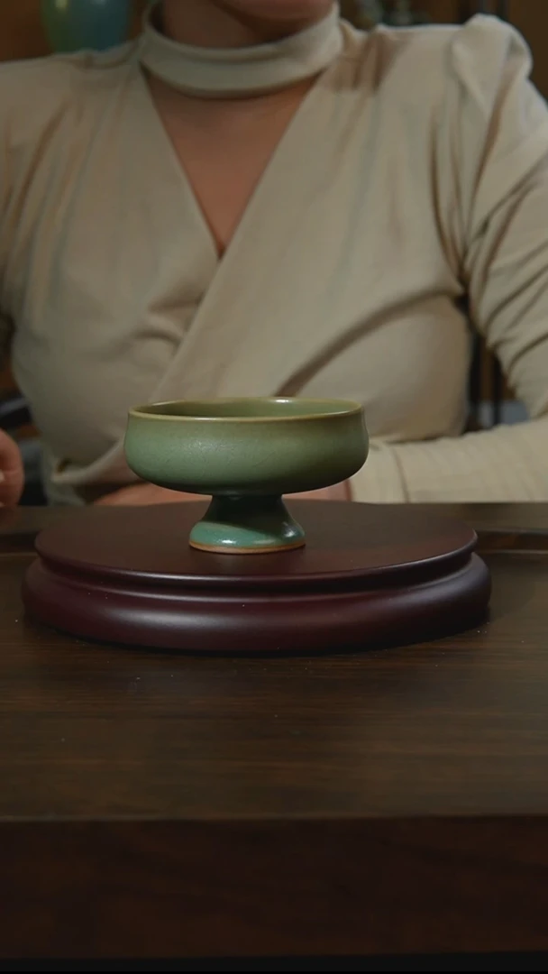 杯子瓷无*简汝州原产地原矿仿古老釉q