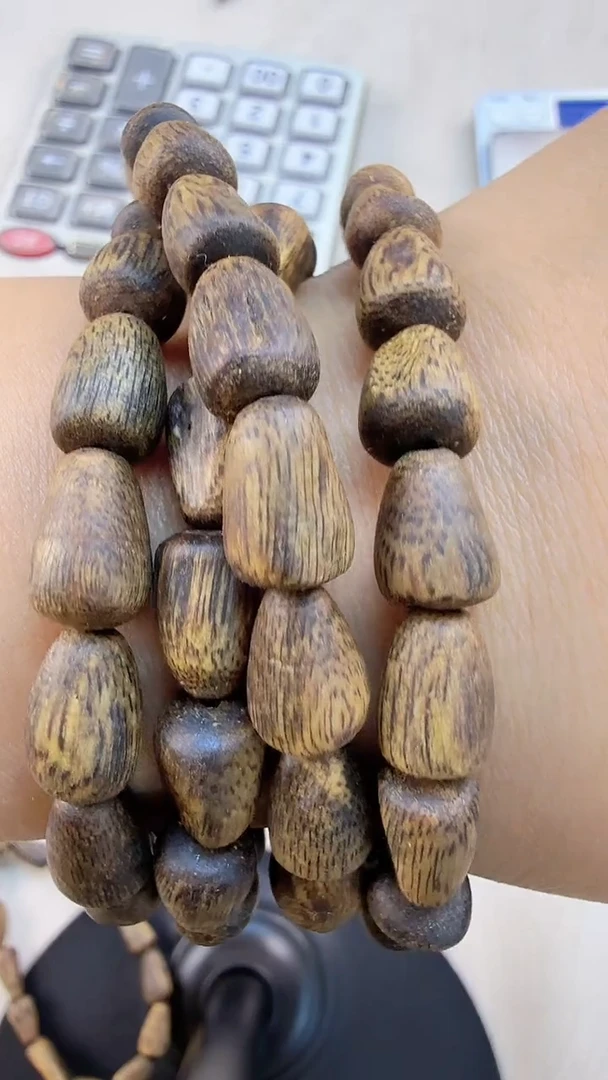 沉香手串奇楠沉香LBQ水滴珠多圈多样性发一