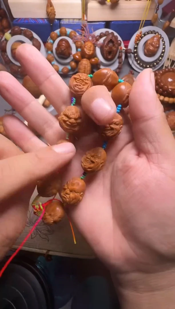 手串橄榄核蒙面恶僧