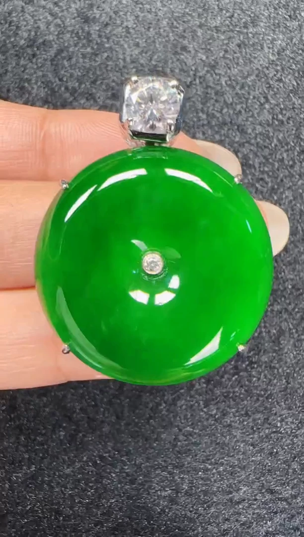 未镶嵌定制翡翠翡翠吊坠277