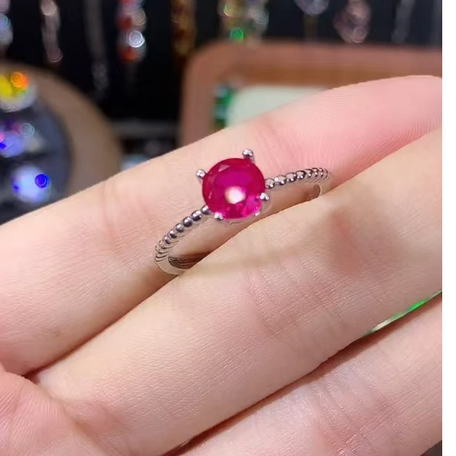 未镶嵌红宝石银6戒指