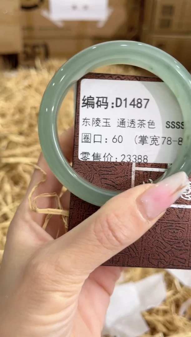 未镶嵌手镯石英质玉D1487